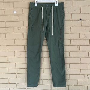 Vuori The Rise The Shine Rip stop Pants Women's XS Green Athletic Drawstring
